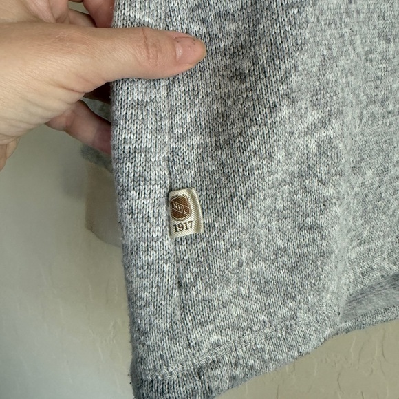 CCM NHL Golden Knights Gray Zip-Up Fleece Jacket Logo Women’s XL - Picture 6 of 9